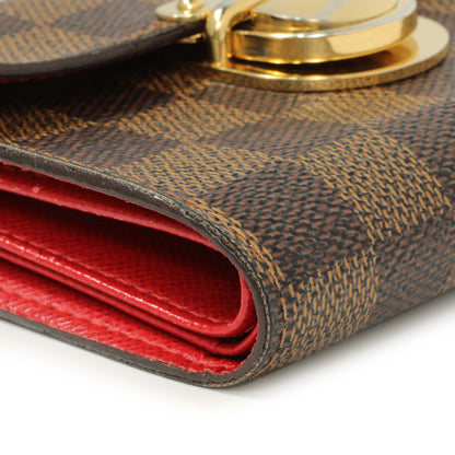 Exclusive Louis Vuitton Damier Ebene Koala Wallet — Top View