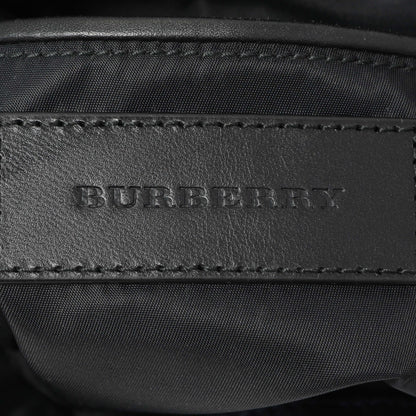 Exclusive Burberry Navy Nylon Puffer Small Rucksack Backpack — Detail View