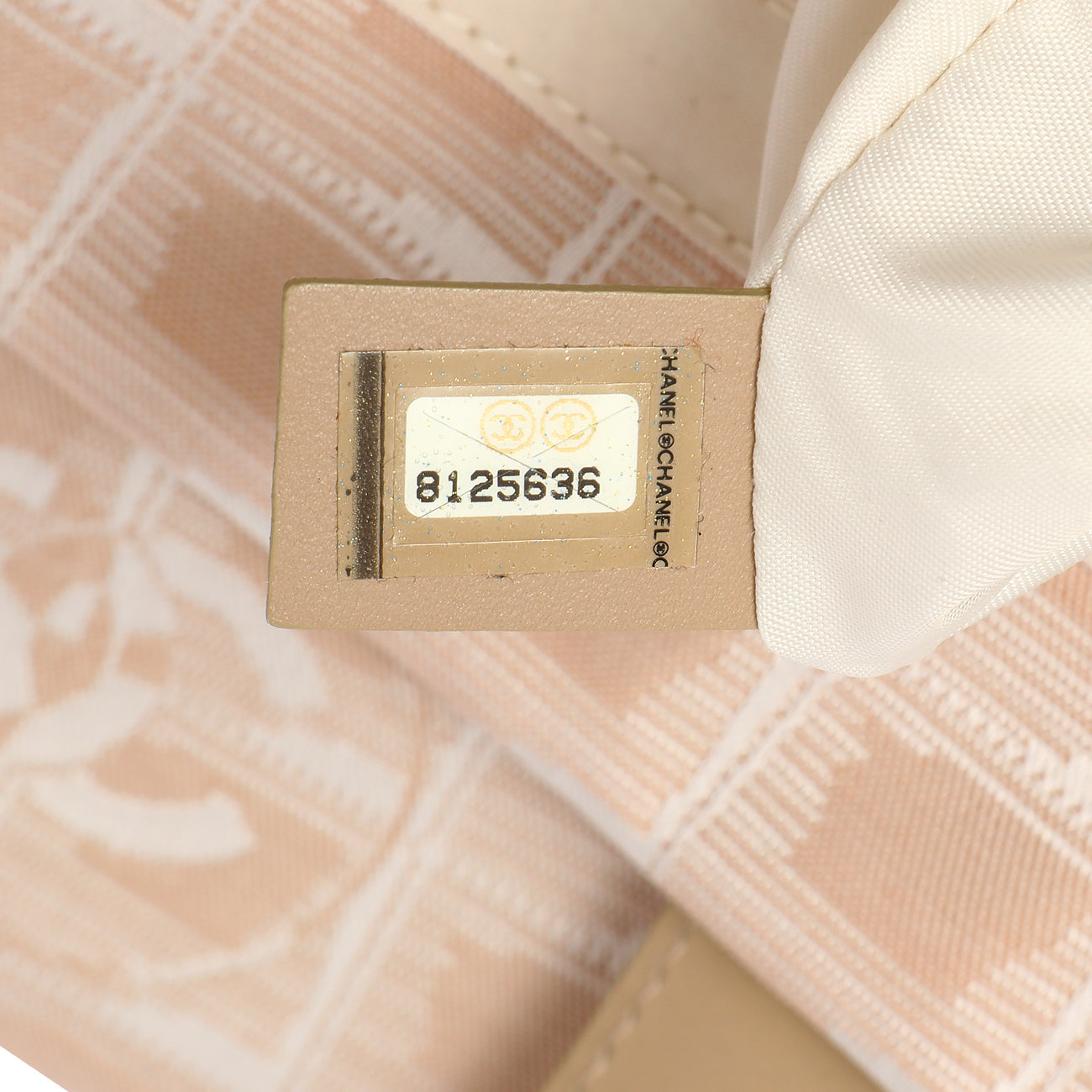 Exclusive Chanel Beige Nylon Medium Travel Tote — Lifestyle View