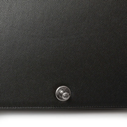 Exclusive Chanel Black Quilted Caviar New Medium Boy Bag — Alternate View 8