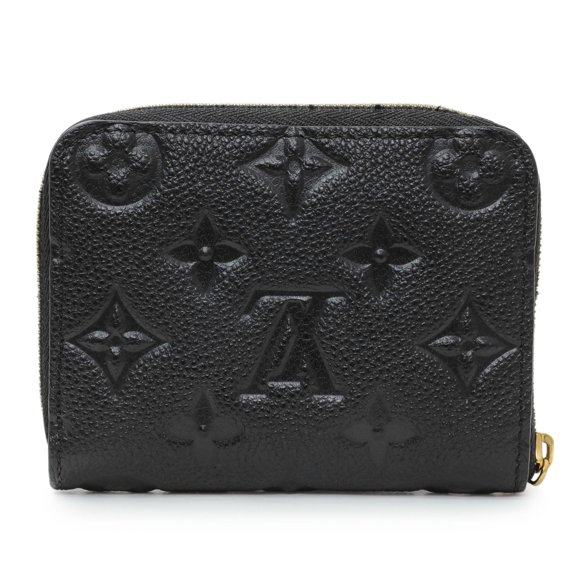 Exclusive Louis Vuitton Black Empreinte Zippy Coin Purse — Side View