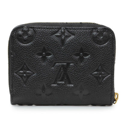 Exclusive Louis Vuitton Black Empreinte Zippy Coin Purse — Side View