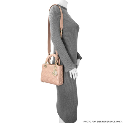 Exclusive Christian Dior Blush Lambskin Cannage Small My ABCDior Lady Dior — Alternate View 7
