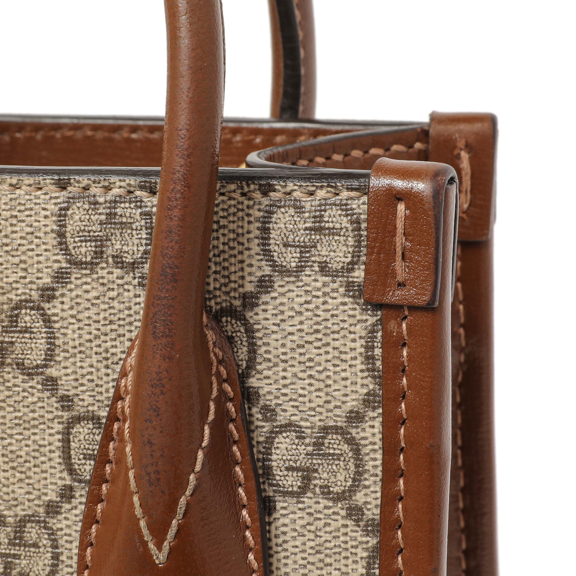 Exclusive Gucci GG Supreme Monogram Mini Retro Interlocking G Tote Bag — Alternate View 12