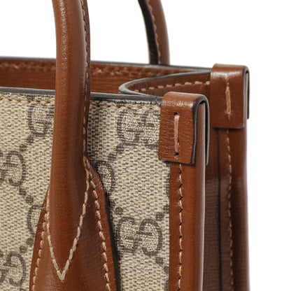 Exclusive Gucci GG Supreme Monogram Mini Retro Interlocking G Tote Bag — Alternate View 14