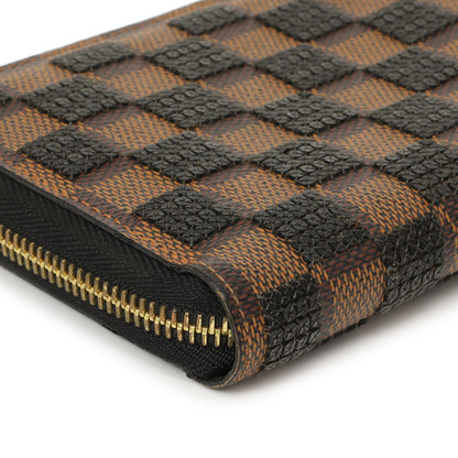 Exclusive Louis Vuitton Black Damier Paillettes Zippy Wallet — Alternate View 8