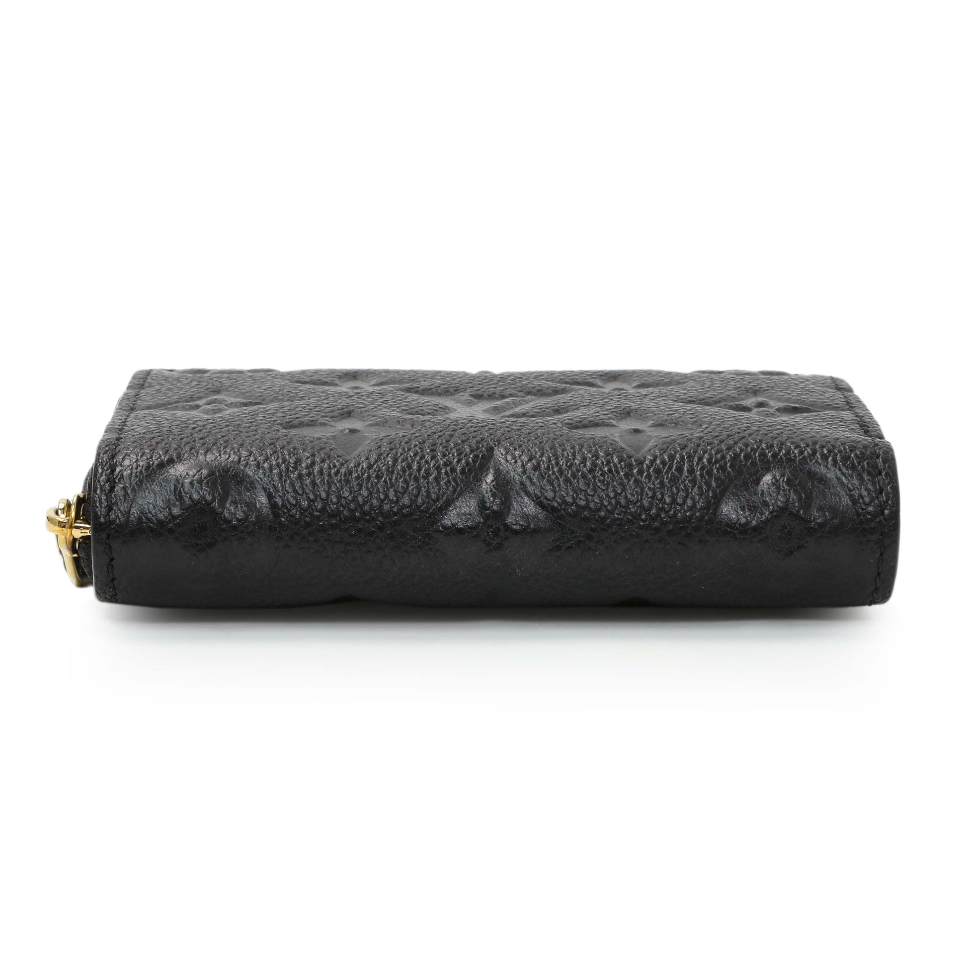 Exclusive Louis Vuitton Black Empreinte Zippy Coin Purse — Back View