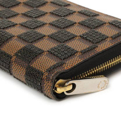 Exclusive Louis Vuitton Black Damier Paillettes Zippy Wallet — Alternate View 9