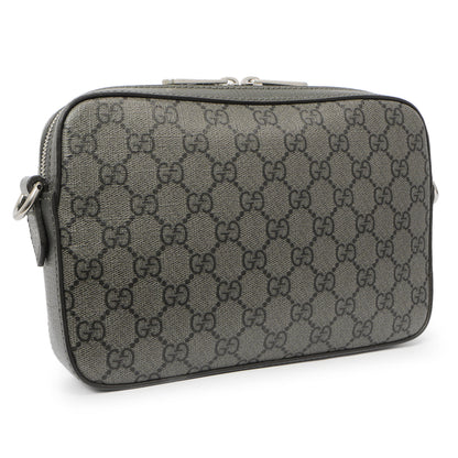 Exclusive Gucci Grey GG Supreme Monogram Ophidia Crossbody — Side View