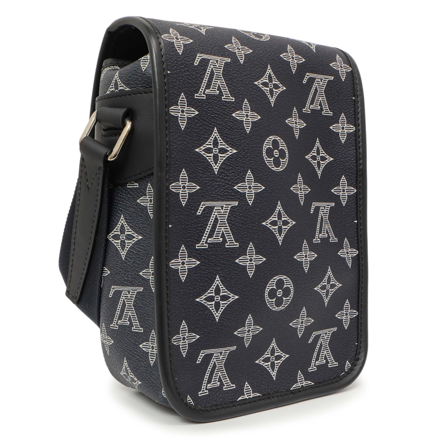 Exclusive Louis Vuitton Savane Monogram Elephant Chapman Messenger BB — Back View