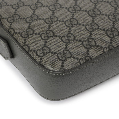 Exclusive Gucci Grey GG Supreme Monogram Ophidia Crossbody — Lifestyle View