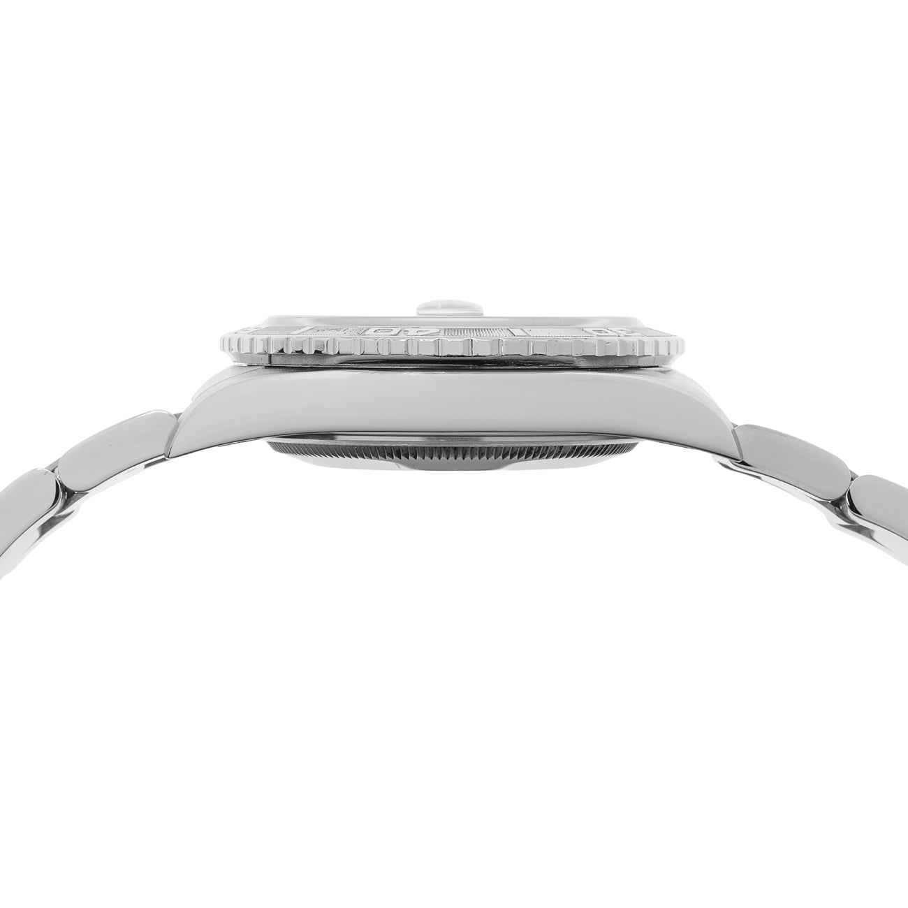 Exclusive Rolex Stainless Steel Datejust Turn-O-Graph 16264 — Back View
