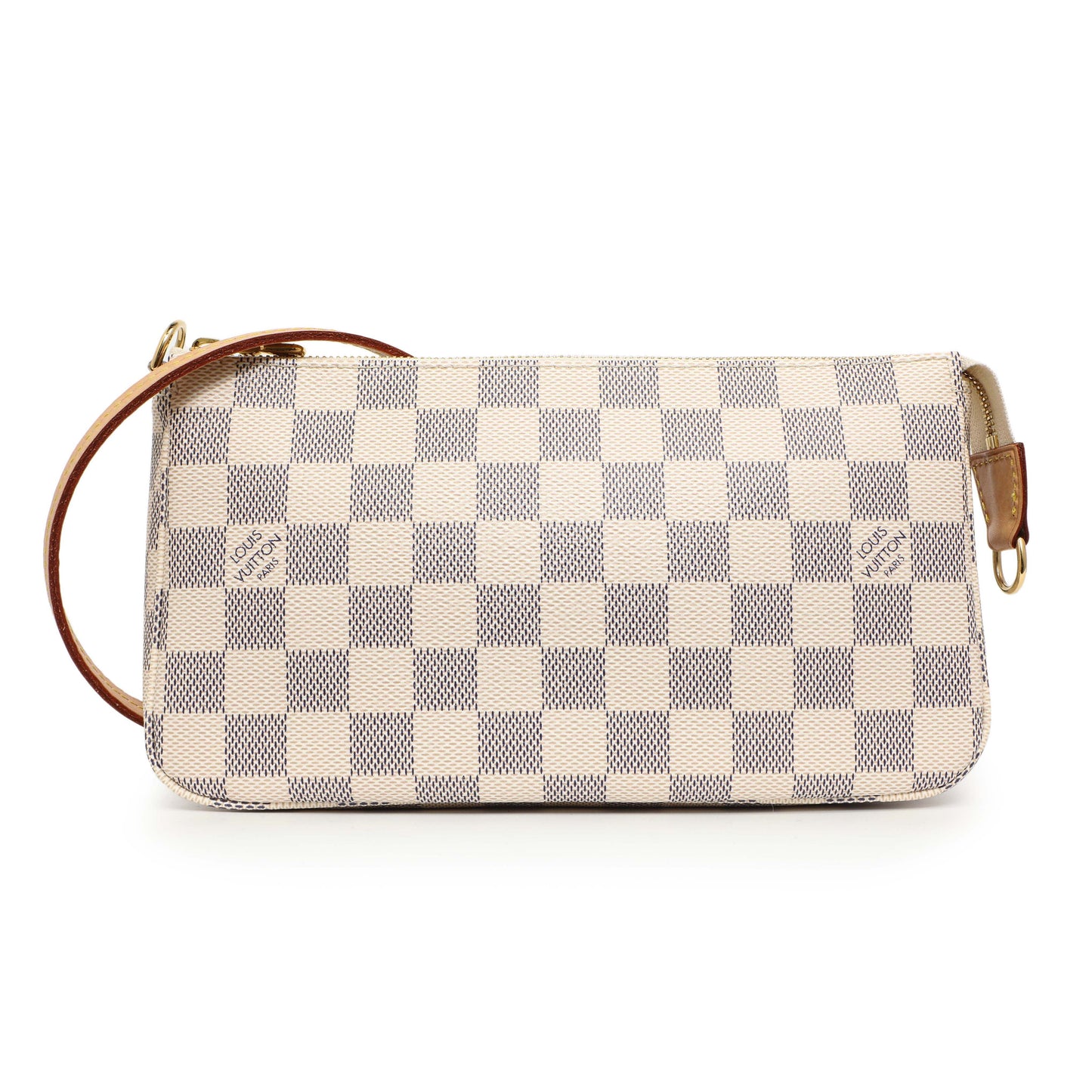Exclusive Louis Vuitton Damier Azur Pochette Accessoires NM — Front View