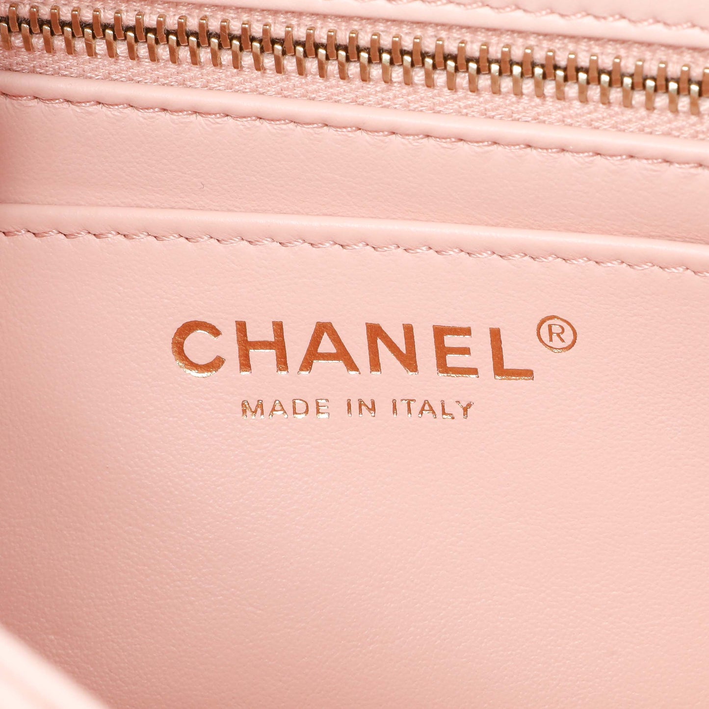 Exclusive Chanel Pink Quilted Lambskin Mini Pearl Crush Flap — Lifestyle View
