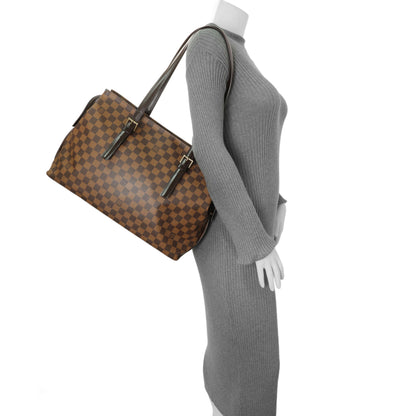 Exclusive Louis Vuitton Damier Ebene Chelsea Tote — Alternate View 11
