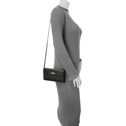 Exclusive Hermes Black Epsom Kelly To Go Wallet — Alternate View 7