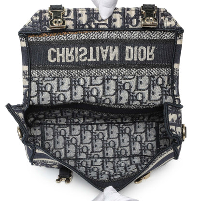 Exclusive Christian Dior Blue Oblique Small Diorcamp — Alternate View 8