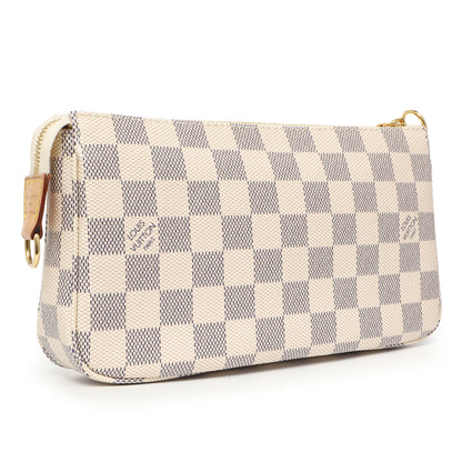 Exclusive Louis Vuitton Damier Azur Pochette Accessoires NM — Side View