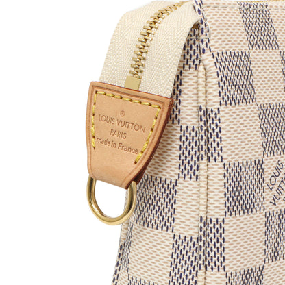 Exclusive Louis Vuitton Damier Azur Pochette Accessoires NM — Detail View