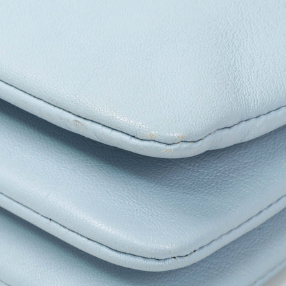 Exclusive Celine Light Blue Lambskin Small Trio Crossbody Bag — Alternate View 7