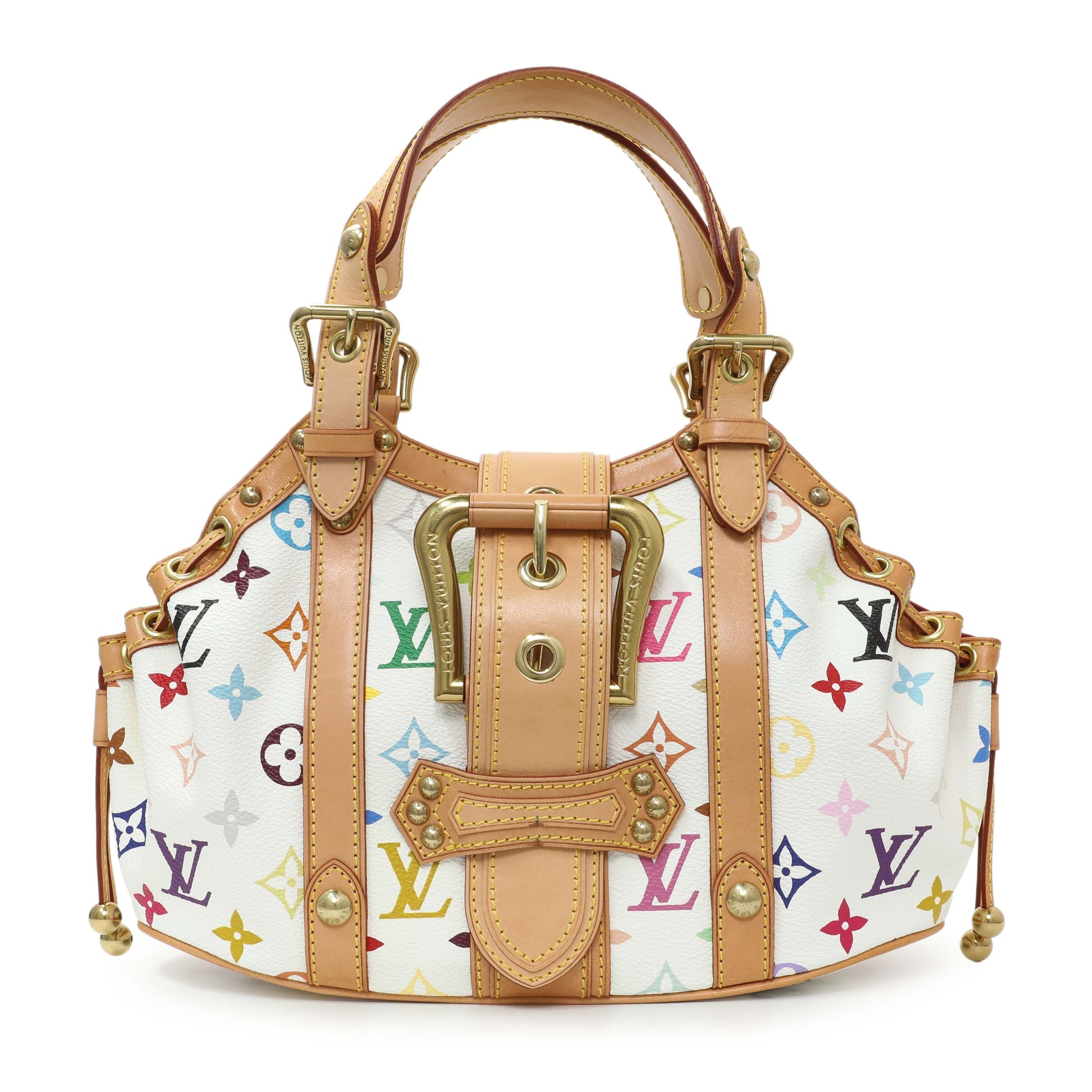 Exclusive Louis Vuitton Monogram Multicolor Theda GM — Front View