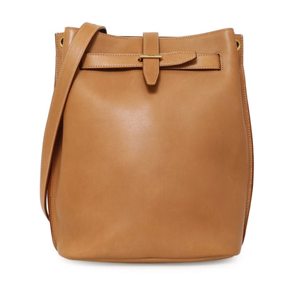 Exclusive Saint Laurent Seau Calfskin Bucket Bag — Front View