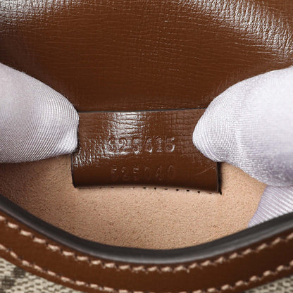 Exclusive Gucci GG Supreme Monogram Mini Horsebit 1955 Shoulder Bag — Lifestyle View