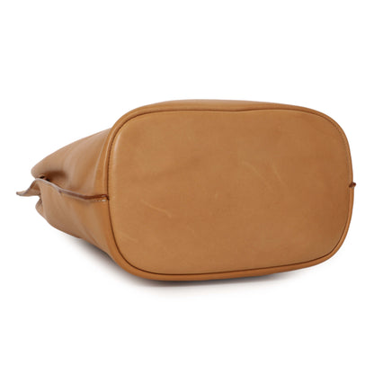 Exclusive Saint Laurent Seau Calfskin Bucket Bag — Back View