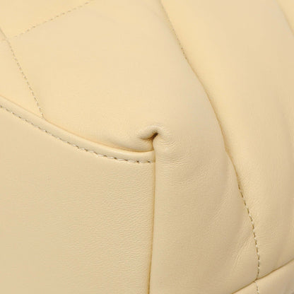 Exclusive Saint Laurent Jaune Pale Lambskin Medium Loulou Puffer — Alternate View 8