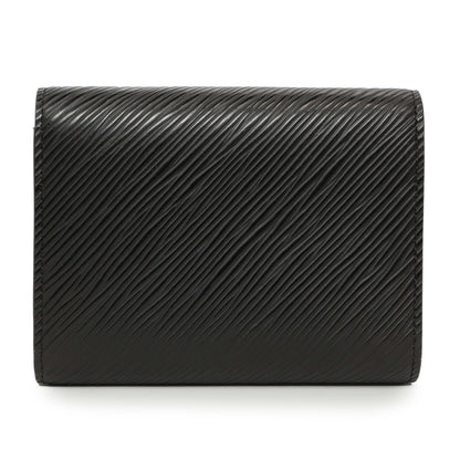 Exclusive Louis Vuitton Black Epi Twist XS Wallet — Side View