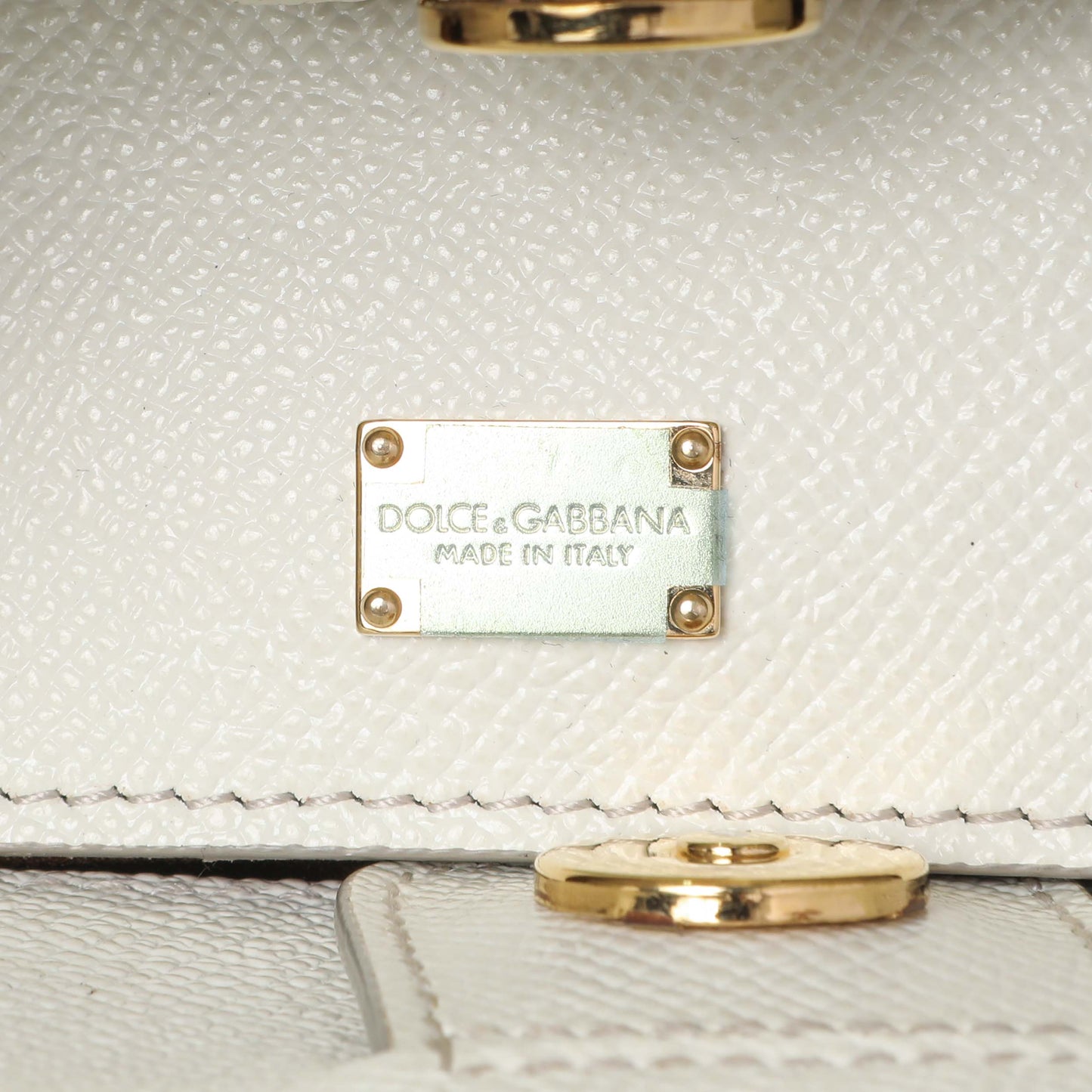 Exclusive Dolce & Gabbana White Dauphine Miss Sicily Satchel — Alternate View 9