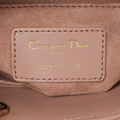 Exclusive Christian Dior Blush Lambskin Cannage Small My ABCDior Lady Dior — Detail View