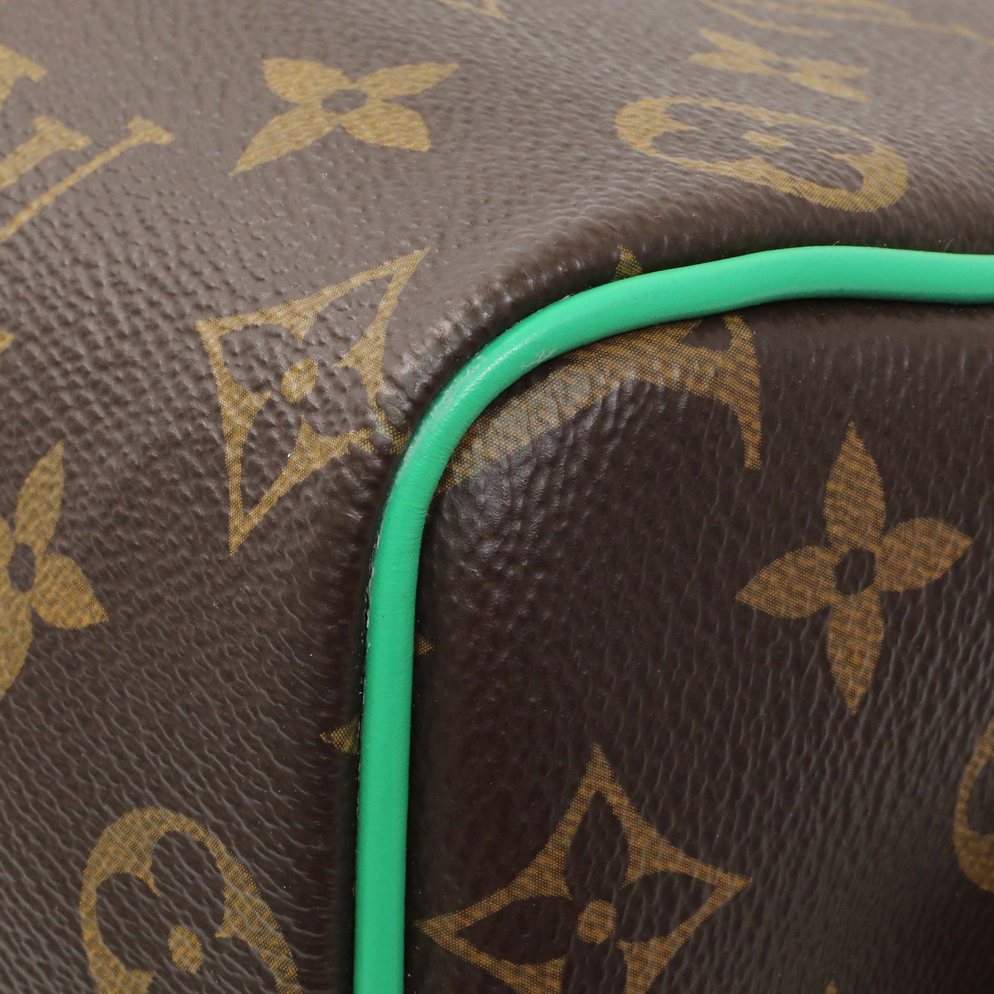 Exclusive Louis Vuitton Green Monogram Macassar Dopp Kit Toilet Pouch — Top View