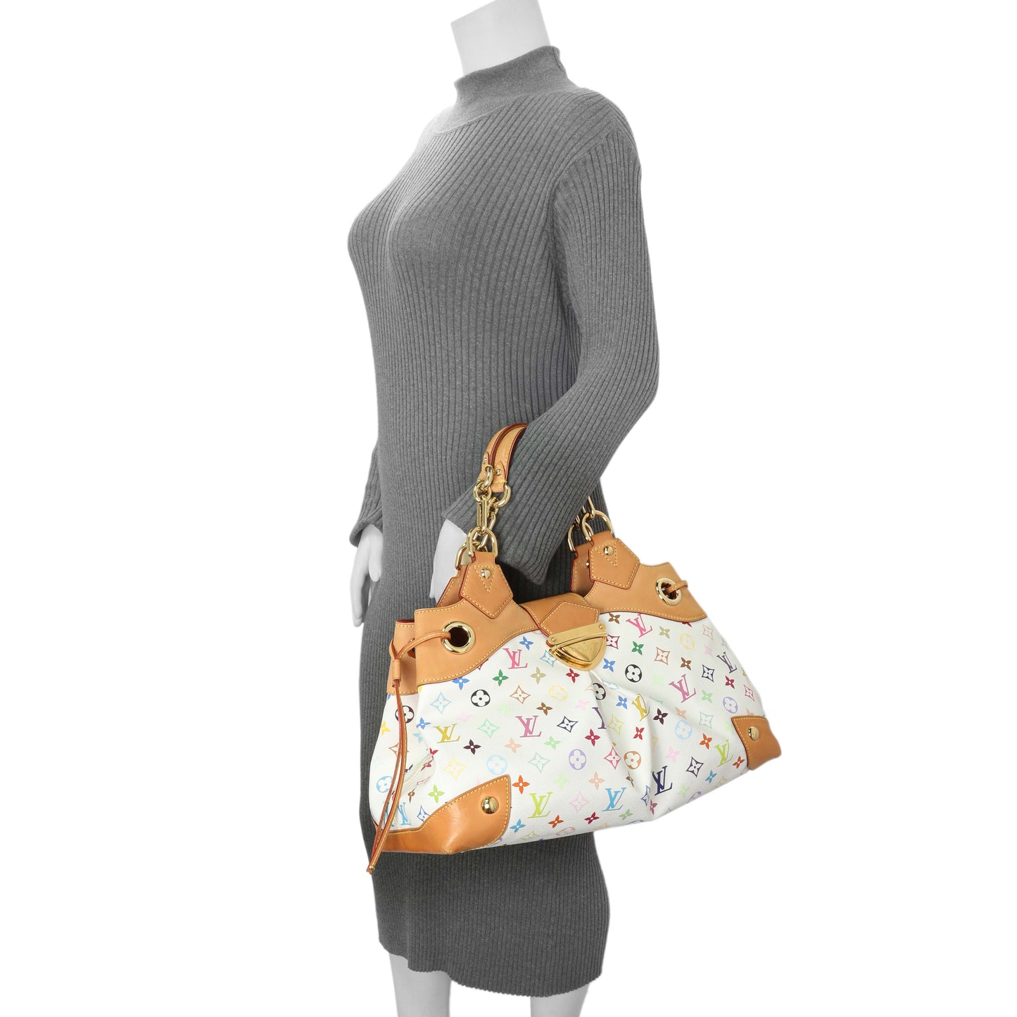 Exclusive Louis Vuitton White Multicolor Ursula — Alternate View 12