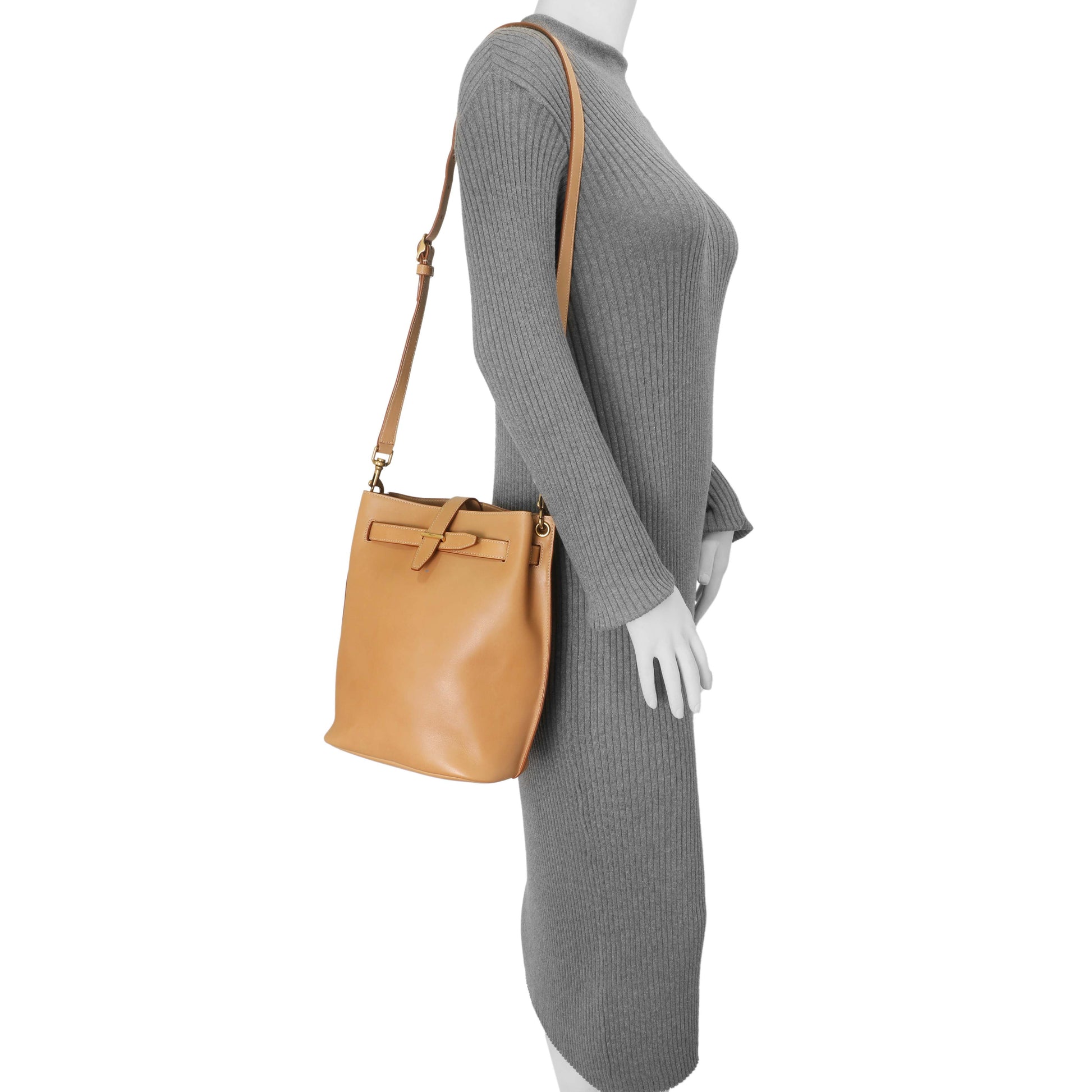 Exclusive Saint Laurent Seau Calfskin Bucket Bag — Alternate View 10
