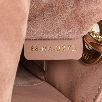 Exclusive Christian Dior Blush Lambskin Cannage Small My ABCDior Lady Dior — Lifestyle View