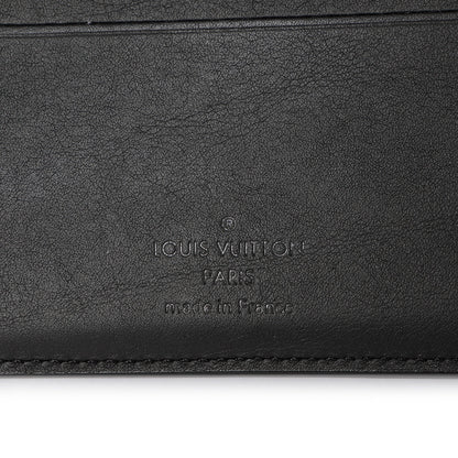 Exclusive Louis Vuitton Black Calfskin Aerogram Multiple Wallet — Detail View