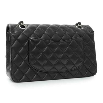Exclusive Chanel Black Quilted Lambskin Medium Double Flap — Side View