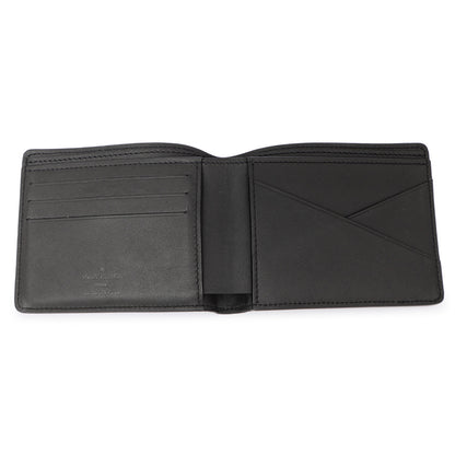 Exclusive Louis Vuitton Black Calfskin Aerogram Multiple Wallet — Top View