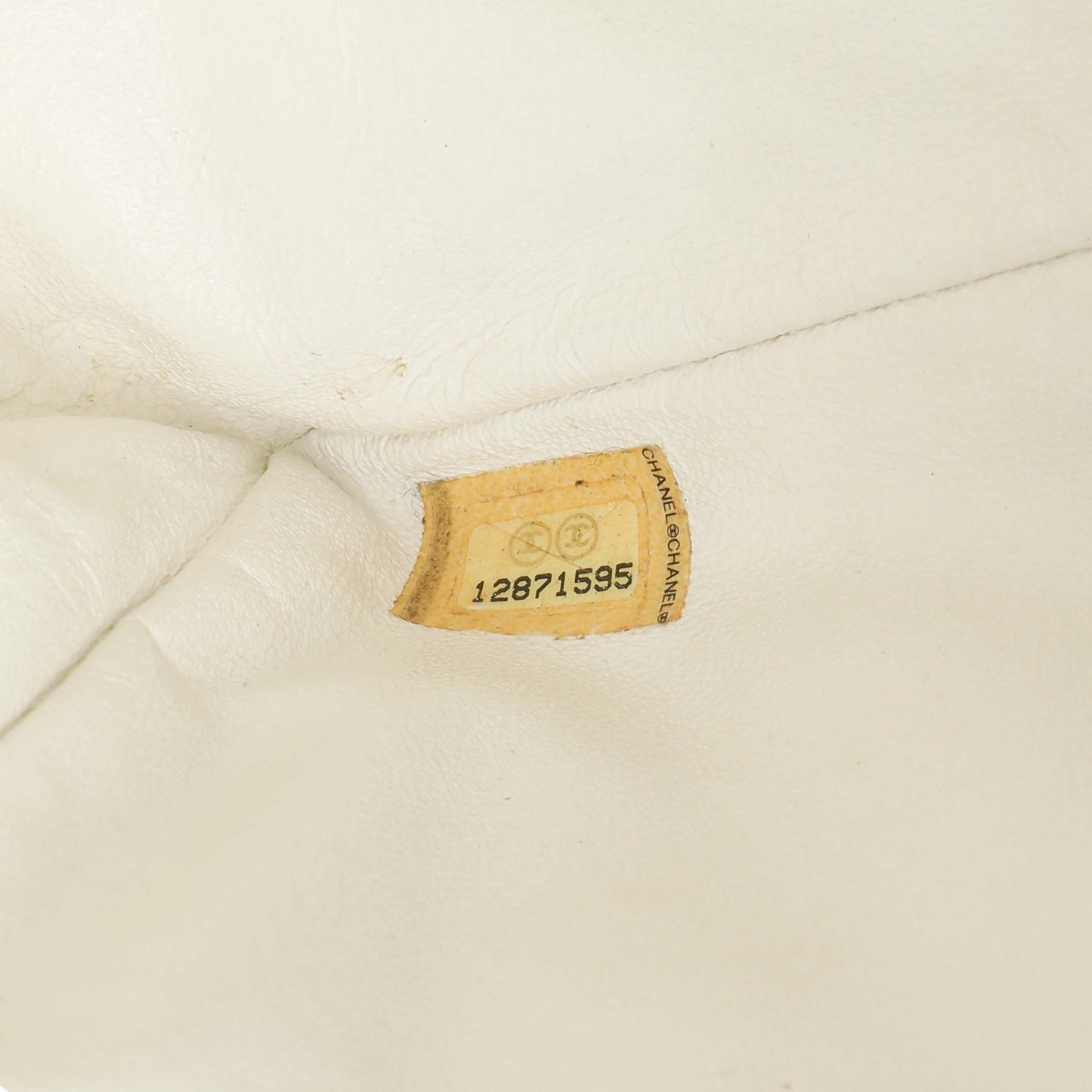 Exclusive Chanel White Quilted Caviar Maxi Single Flap — Alternate View 10