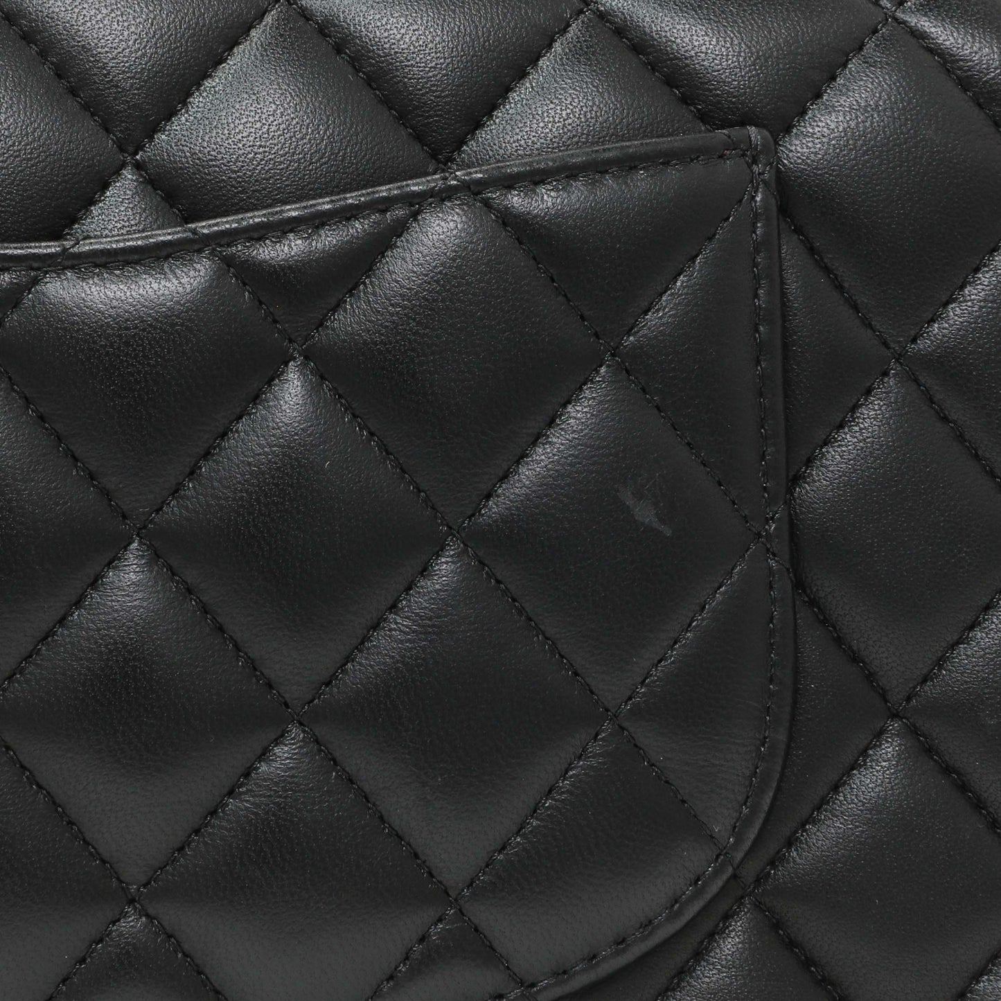 Exclusive Chanel Black Quilted Lambskin Medium Double Flap — Alternate View 11