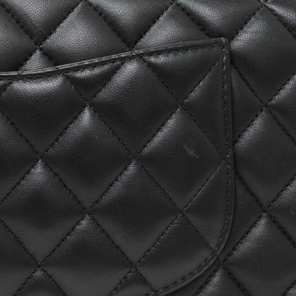 Exclusive Chanel Black Quilted Lambskin Medium Double Flap — Alternate View 11