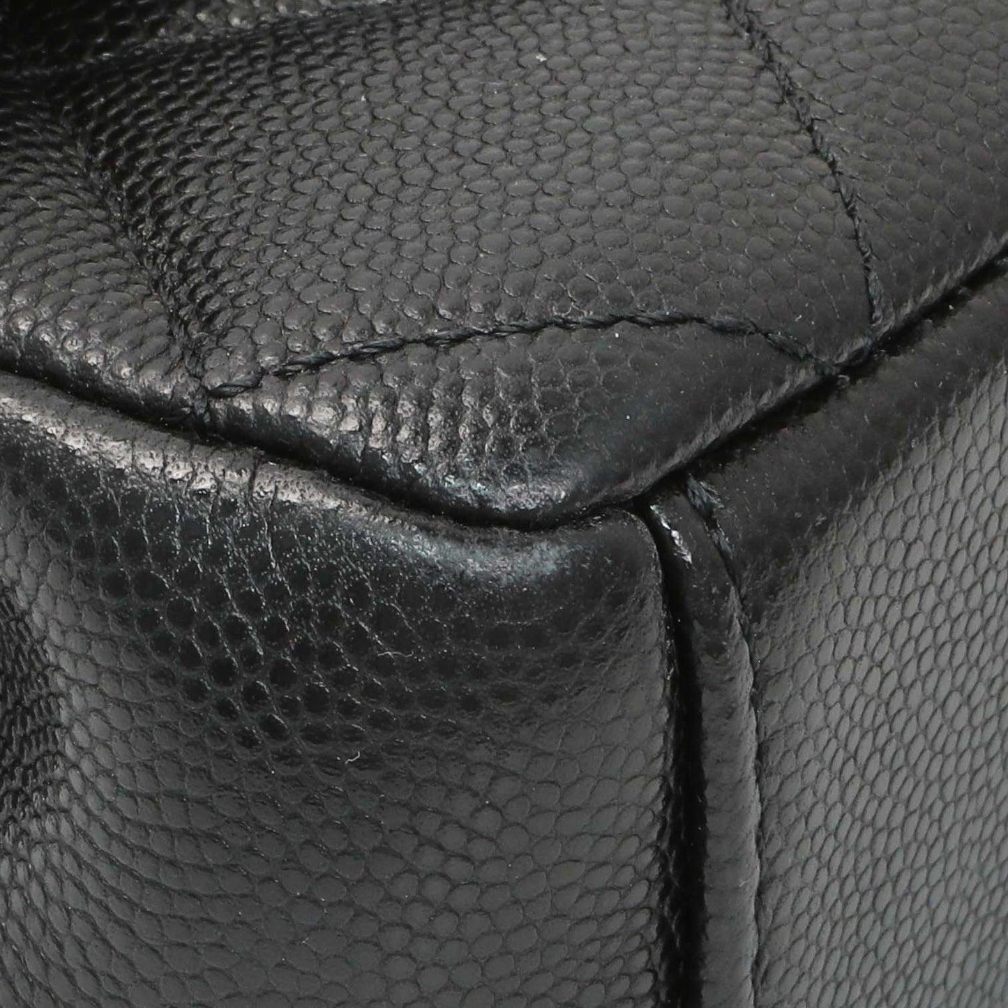 Exclusive Chanel Black Caviar Quilted My Everything Small Flap — Top View