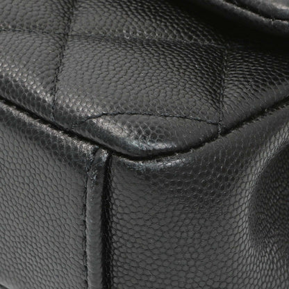 Exclusive Chanel Black Caviar Quilted My Everything Small Flap — Detail View