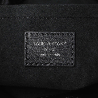 Exclusive Louis Vuitton Black Lambskin Off Duty Backpack Vibe — Detail View
