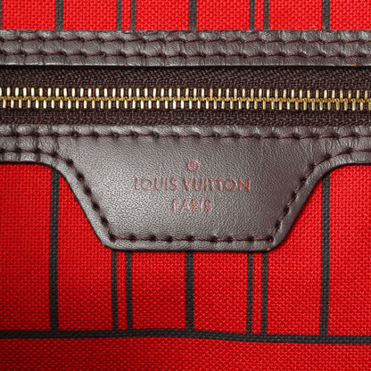 Exclusive Louis Vuttion Damier Ebene Neverfull MM — Alternate View 9