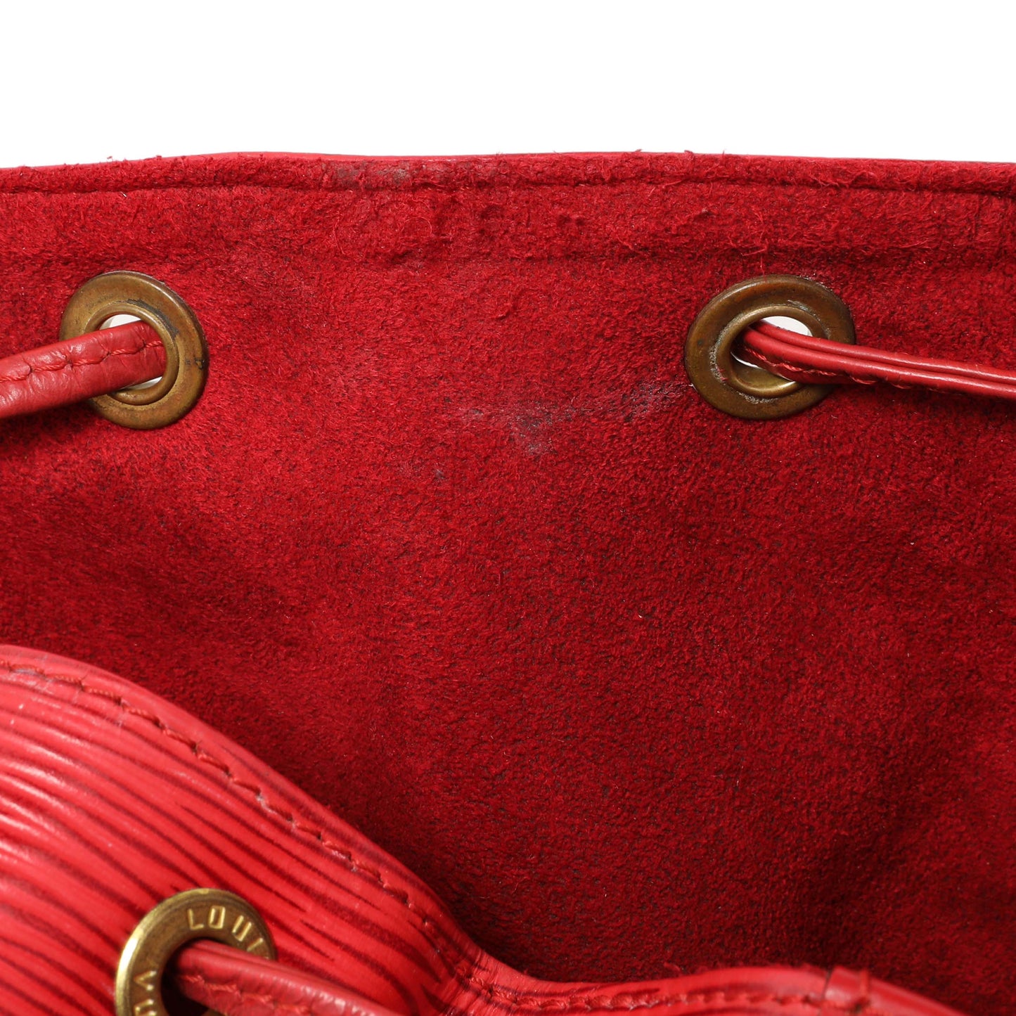 Exclusive Louis Vuitton Red Epi Noe — Alternate View 13