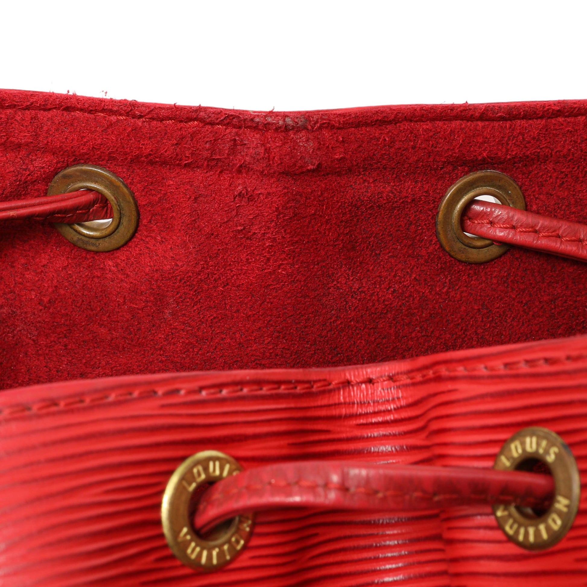 Exclusive Louis Vuitton Red Epi Noe — Alternate View 14
