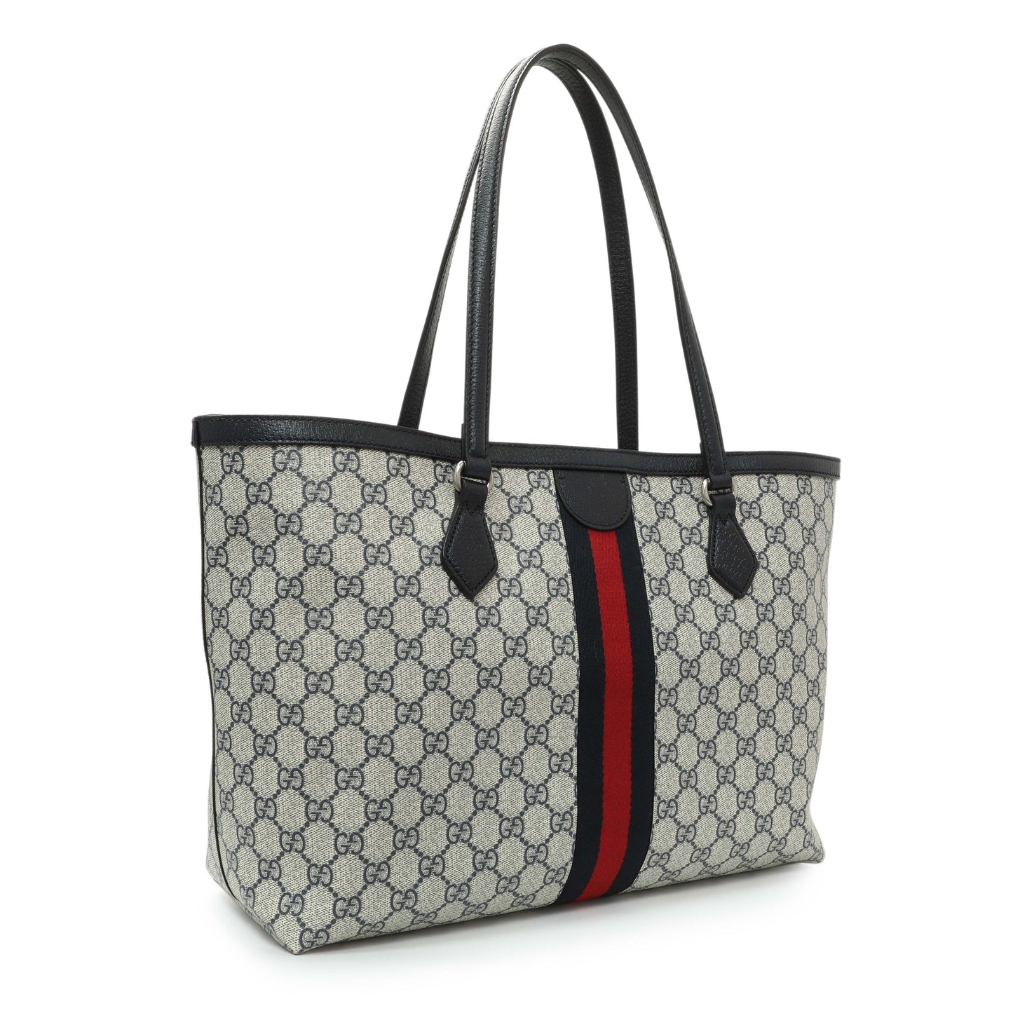 Exclusive Gucci Supreme Monogram Medium Ophidia Shopping Tote — Side View
