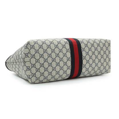 Exclusive Gucci Supreme Monogram Medium Ophidia Shopping Tote — Back View